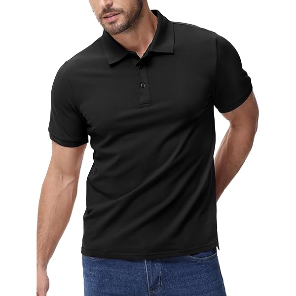 Polo Shirts for Men Cotton Shirt