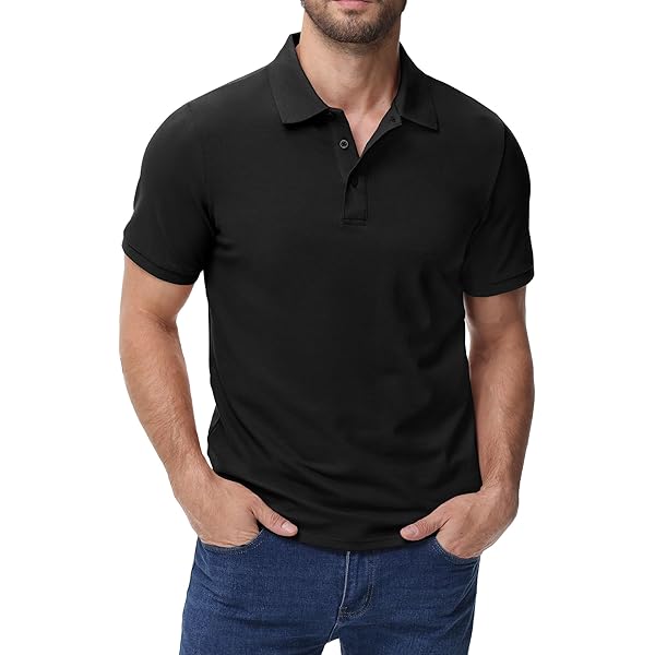 Polo Shirts for Men Cotton Shirt